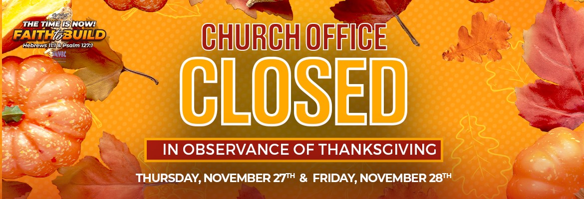 Church Office Closed